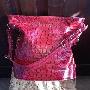 Red  Brahmin bag